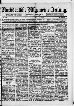 Norddeutsche allgemeine Zeitung vom 19.12.1879