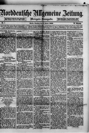 Norddeutsche allgemeine Zeitung vom 06.01.1880