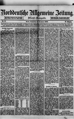 Norddeutsche allgemeine Zeitung vom 08.01.1880