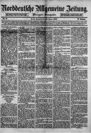 Norddeutsche allgemeine Zeitung vom 10.01.1880