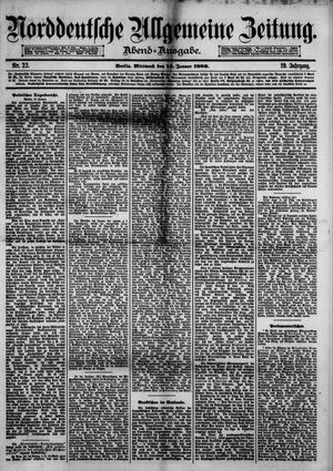 Norddeutsche allgemeine Zeitung vom 14.01.1880