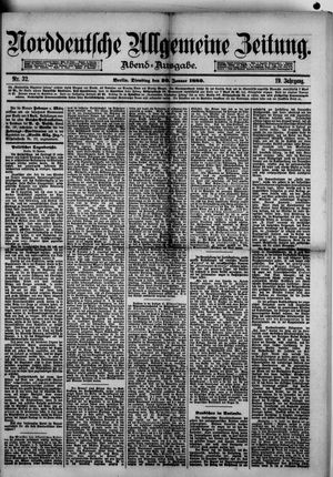 Norddeutsche allgemeine Zeitung on Jan 20, 1880