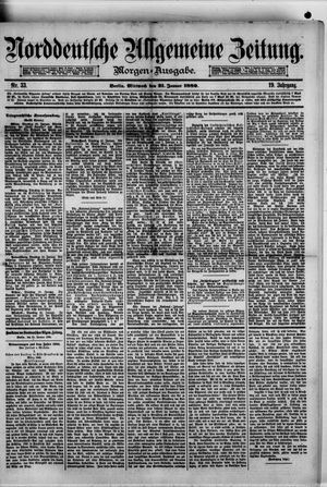 Norddeutsche allgemeine Zeitung vom 21.01.1880