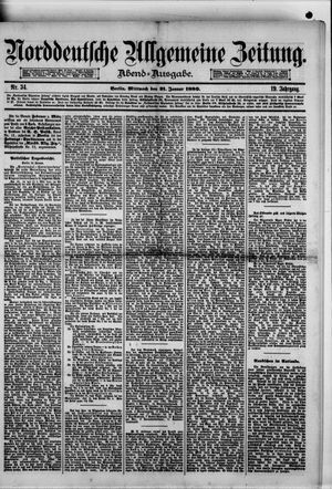 Norddeutsche allgemeine Zeitung vom 21.01.1880