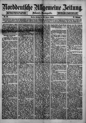 Norddeutsche allgemeine Zeitung vom 23.01.1880