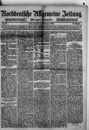 Norddeutsche allgemeine Zeitung vom 24.01.1880