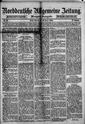 Norddeutsche allgemeine Zeitung on Jan 27, 1880