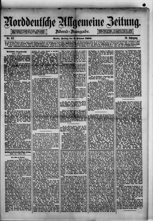 Norddeutsche allgemeine Zeitung vom 06.02.1880