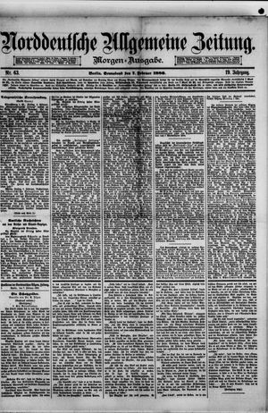 Norddeutsche allgemeine Zeitung vom 07.02.1880