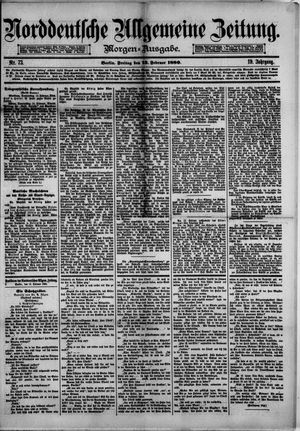 Norddeutsche allgemeine Zeitung vom 13.02.1880