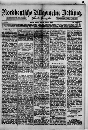 Norddeutsche allgemeine Zeitung vom 16.02.1880