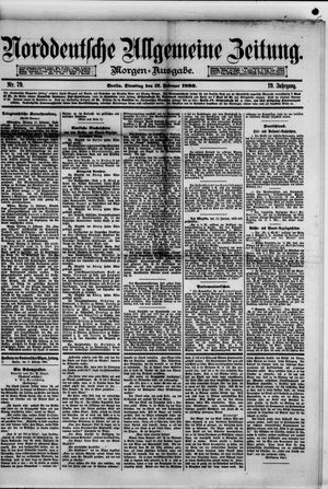 Norddeutsche allgemeine Zeitung vom 17.02.1880