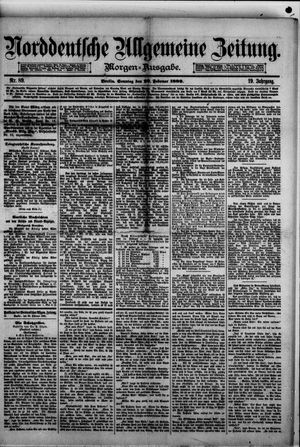 Norddeutsche allgemeine Zeitung vom 22.02.1880