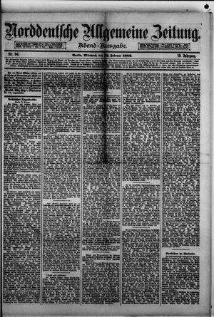 Norddeutsche allgemeine Zeitung on Feb 25, 1880