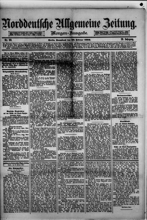 Norddeutsche allgemeine Zeitung vom 28.02.1880