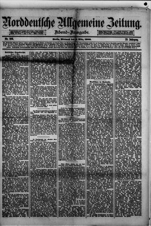 Norddeutsche allgemeine Zeitung vom 03.03.1880