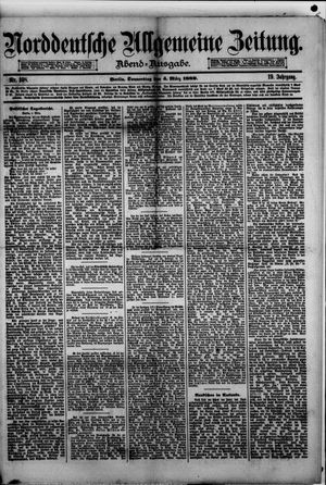 Norddeutsche allgemeine Zeitung vom 04.03.1880