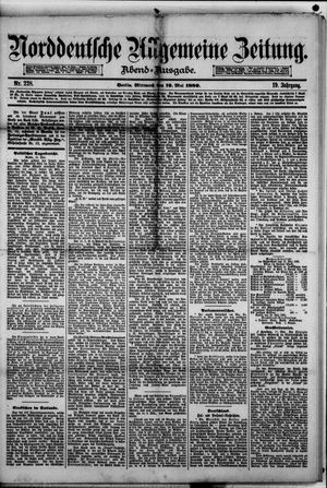 Norddeutsche allgemeine Zeitung vom 19.05.1880