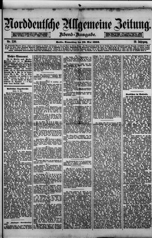 Norddeutsche allgemeine Zeitung vom 20.05.1880