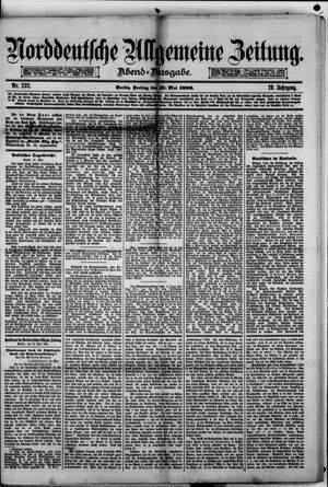 Norddeutsche allgemeine Zeitung vom 21.05.1880