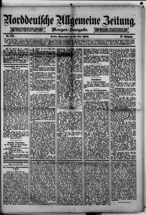 Norddeutsche allgemeine Zeitung vom 22.05.1880
