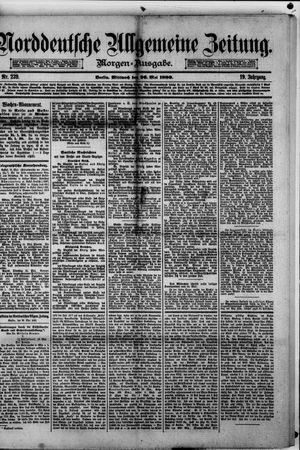 Norddeutsche allgemeine Zeitung vom 26.05.1880