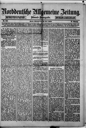 Norddeutsche allgemeine Zeitung on May 26, 1880