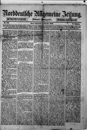 Norddeutsche allgemeine Zeitung vom 29.05.1880