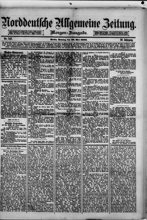 Norddeutsche allgemeine Zeitung vom 30.05.1880