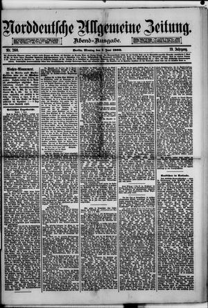 Norddeutsche allgemeine Zeitung vom 07.06.1880