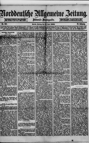 Norddeutsche allgemeine Zeitung vom 11.06.1880