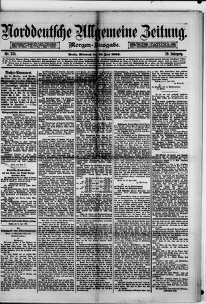 Norddeutsche allgemeine Zeitung on Jun 16, 1880