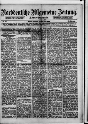 Norddeutsche allgemeine Zeitung on Jun 19, 1880