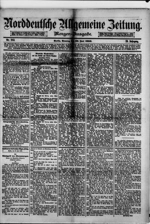 Norddeutsche allgemeine Zeitung vom 20.06.1880