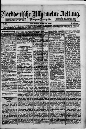 Norddeutsche allgemeine Zeitung on Jun 22, 1880