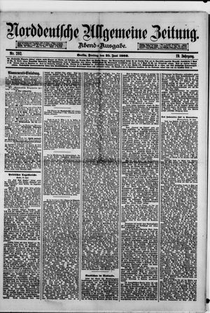 Norddeutsche allgemeine Zeitung vom 25.06.1880