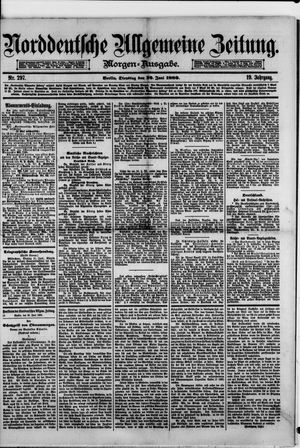 Norddeutsche allgemeine Zeitung vom 29.06.1880