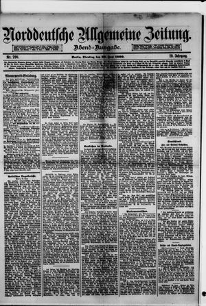Norddeutsche allgemeine Zeitung vom 29.06.1880