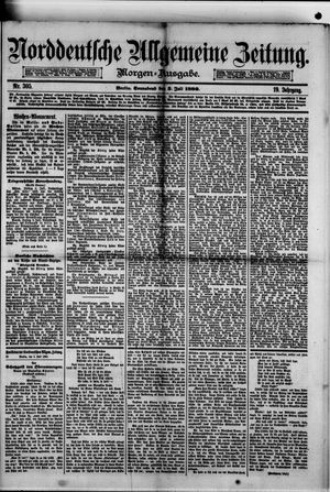 Norddeutsche allgemeine Zeitung on Jul 3, 1880