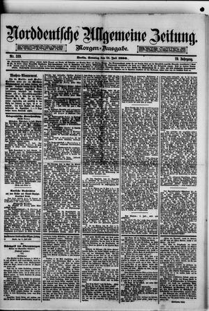 Norddeutsche allgemeine Zeitung vom 11.07.1880
