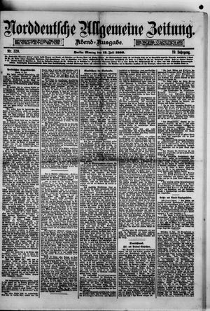 Norddeutsche allgemeine Zeitung on Jul 12, 1880