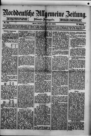 Norddeutsche allgemeine Zeitung vom 20.07.1880