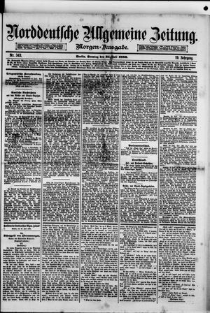 Norddeutsche allgemeine Zeitung vom 25.07.1880