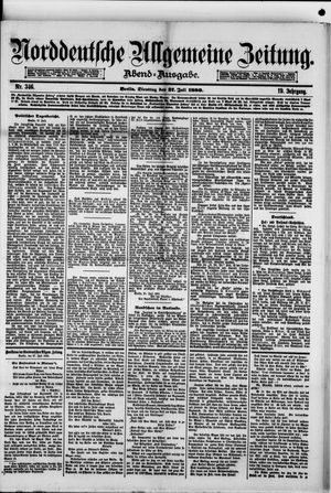 Norddeutsche allgemeine Zeitung on Jul 27, 1880