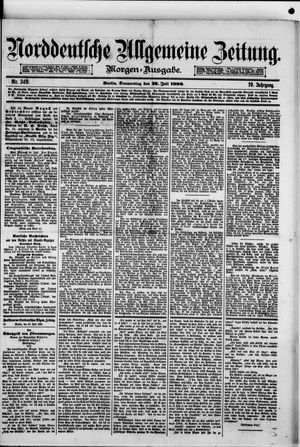 Norddeutsche allgemeine Zeitung vom 29.07.1880