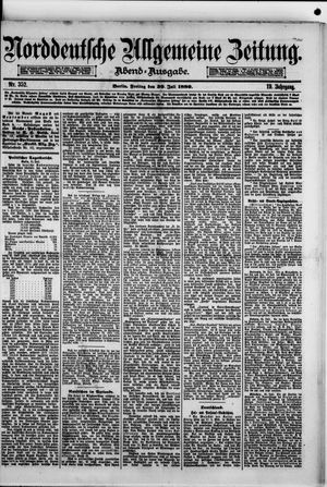 Norddeutsche allgemeine Zeitung vom 30.07.1880