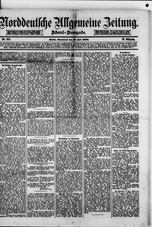 Norddeutsche allgemeine Zeitung vom 31.07.1880