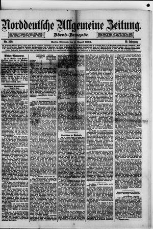 Norddeutsche allgemeine Zeitung vom 04.08.1880