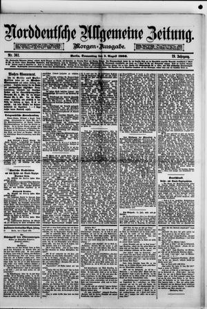 Norddeutsche allgemeine Zeitung vom 05.08.1880