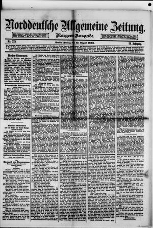 Norddeutsche allgemeine Zeitung vom 13.08.1880